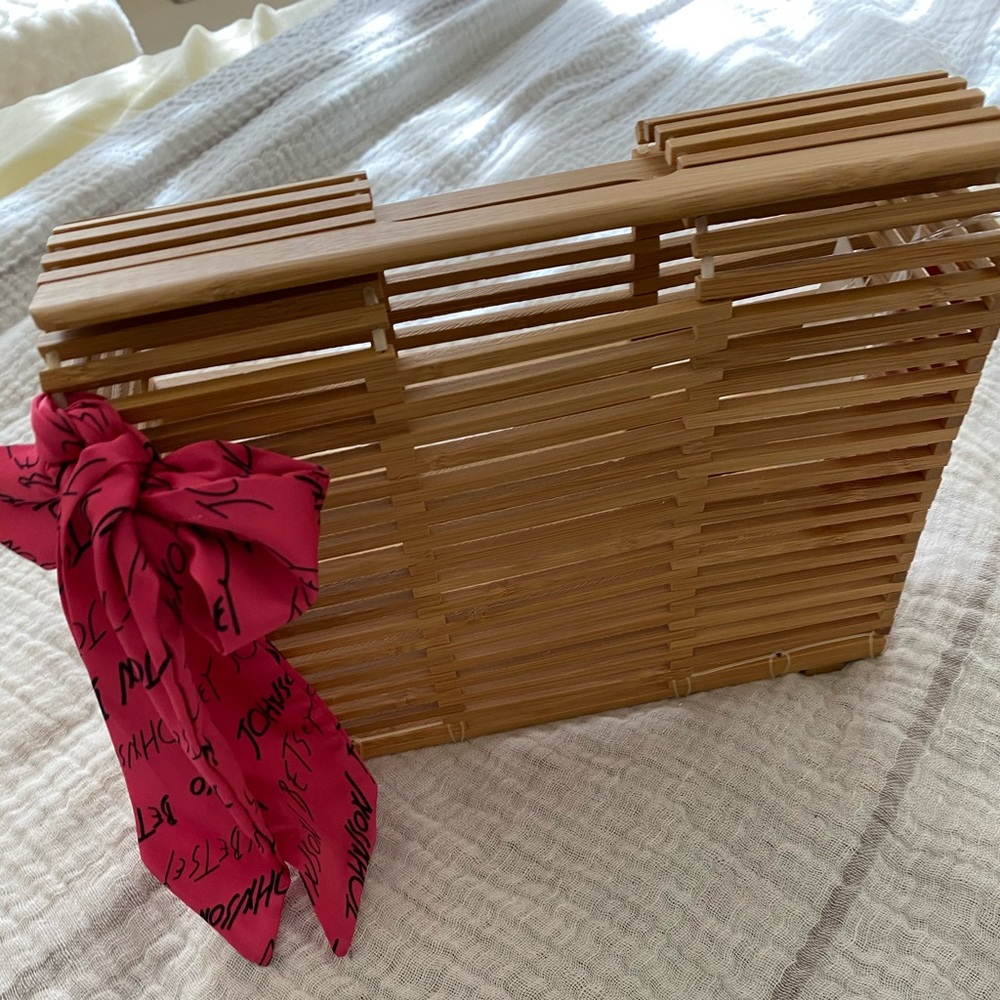 Betsey Johnson satchel/clutch. NWT